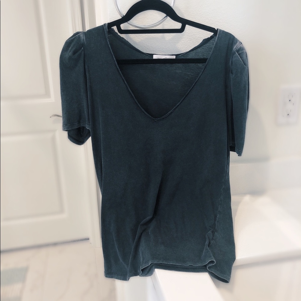 Gray shirt
